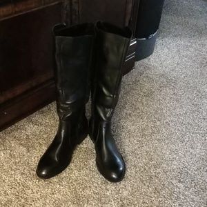 Target Brand Size 11 Black Tall Boots